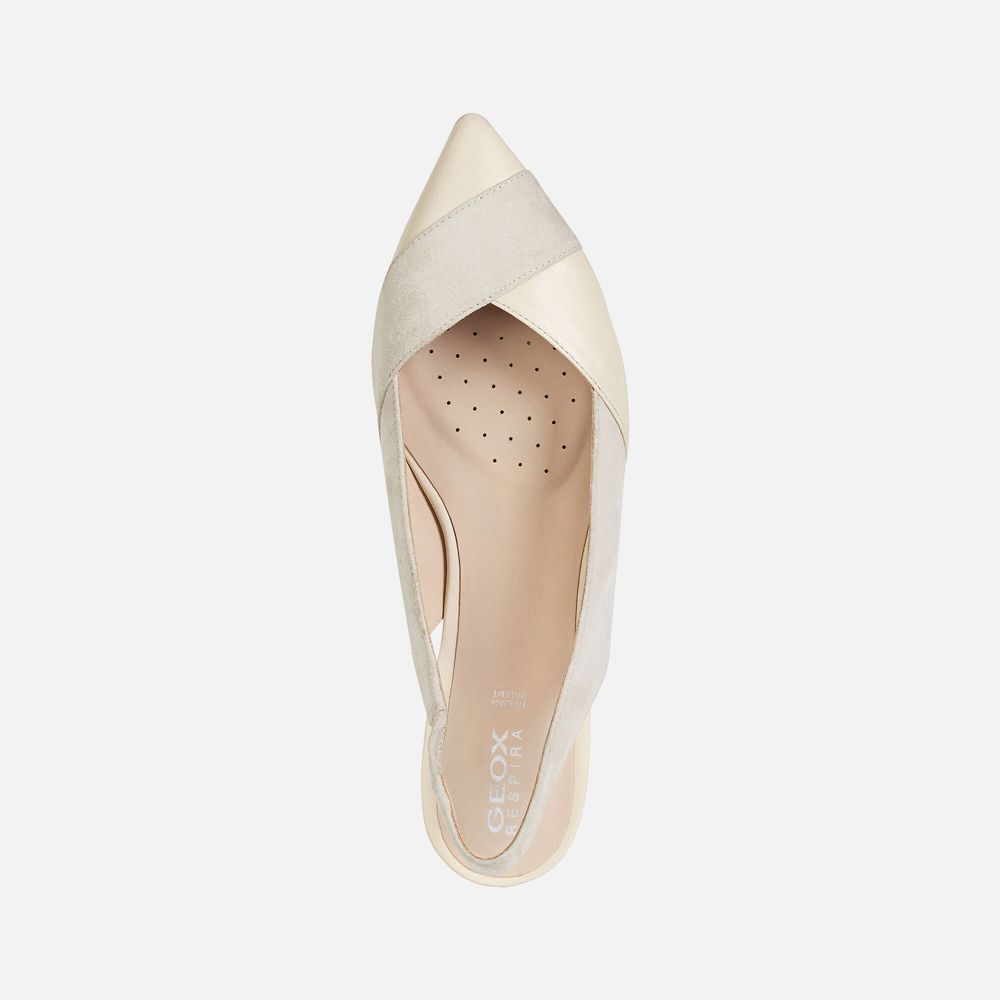 Ballerines Geox Charyssa - Beige - Femme 689742-GPC